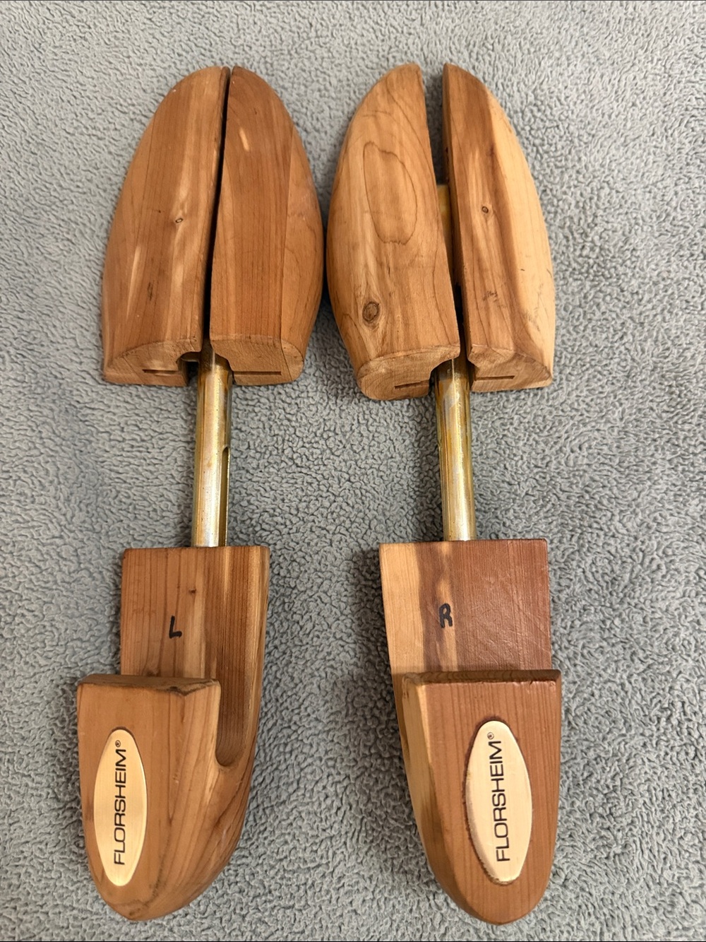 Florsheim Cedar Shoe Trees - Natural Wood Tan